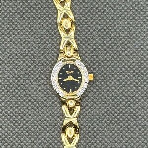 Bulova Gold Tone Women's Watch. Brand new old stock, unused. Ships with battery